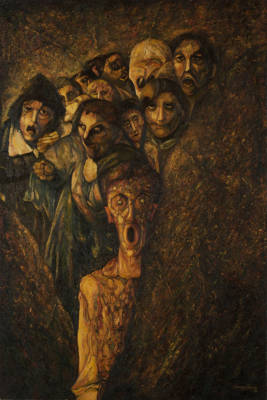 Abisso Omaggio a Goya e Munch by Marino Benigna