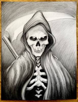 grim reaper - Dark art for sale online, directly from the artist!