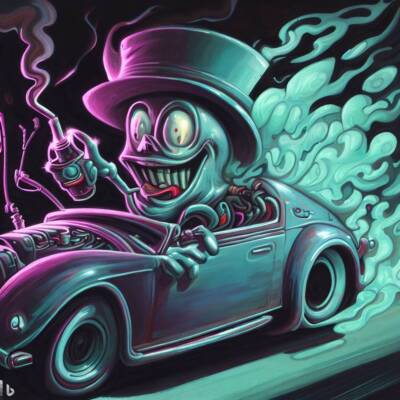 Chaos on Wheels: Surreal Car Toons by James Leger