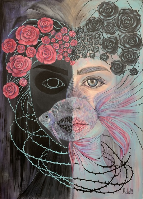 Muerte by Arfaxad, dark Paintings for sale, direct from the artist