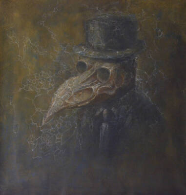 Plague Doctor Portrait by Oleg Radvan