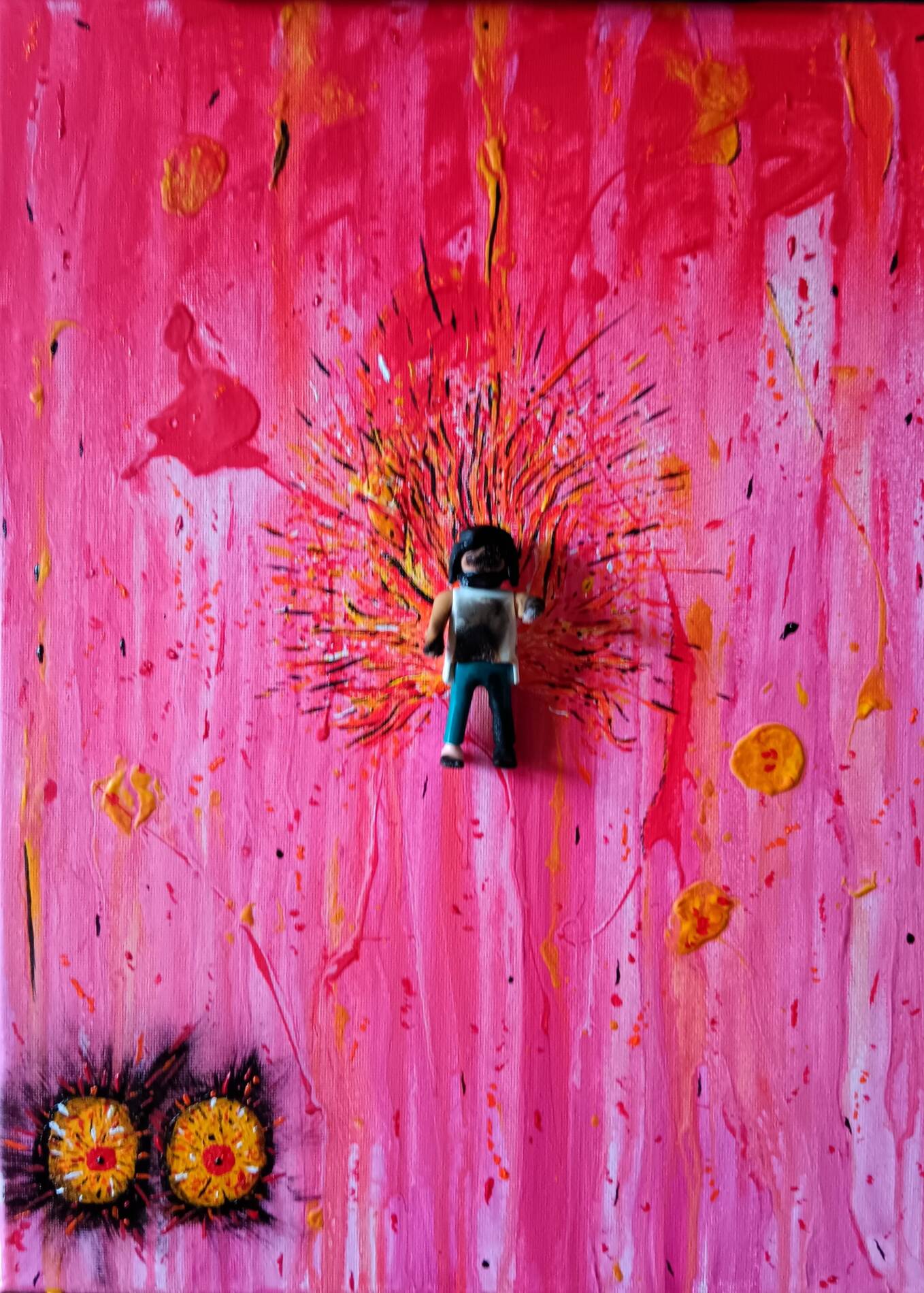 Playmobil Jesus Burns in a Candy Coloured Hell by Lord Numb, dark ...