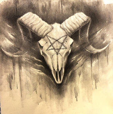 satan's skull by Andrey Skull
