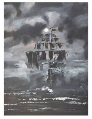 Ghost Ship at Midnight by Janet Sked