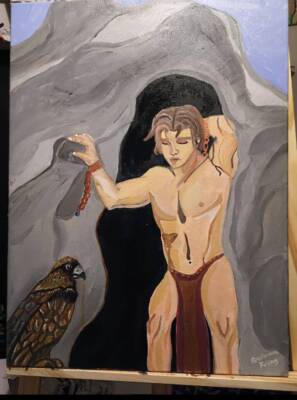 Prometheus Chain with Eagle by Barbara Kring