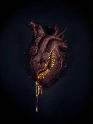 Liquids #7, “Heart of Gold” by Audrey Piguet