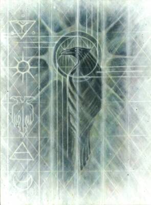 Corvus Cultus Hieroglyph by Gazink Art 