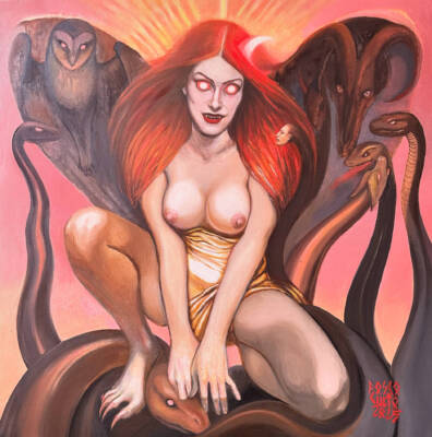 Lilith, Queen of Demons by Karina Kulyk