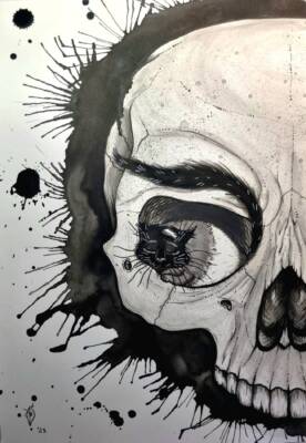 Meouw-mento mori by Alisa Vos