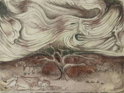 Scene from the Mabinogion ‘The Screaming Plague’ by Charlotte Dafoe