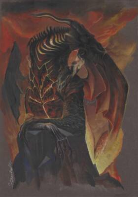 Elemental dragon series – n°2 by Cristina Dambra