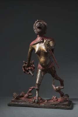 WOMAN RUNNING FROM A WOLF by David Clement-Davies