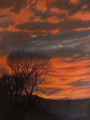 Sunset of Samhain by Karina Kulyk