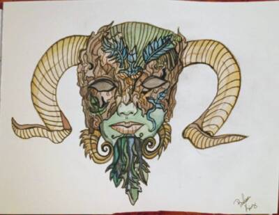 Masque of the Green Man by Barbara Kring