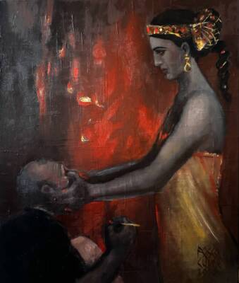 Blinding of Homer by Karina Kulyk