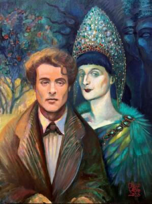 Modigliani and Akhmatova by Karina Kulyk