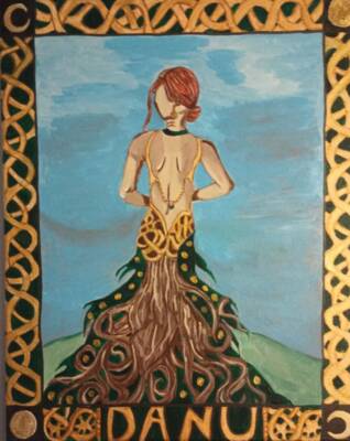 Danu, Mother of the Tuatha de Dannan by Barbara Kring