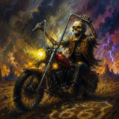 Series: Old School Rider-Route 66 by Robert J. Perry