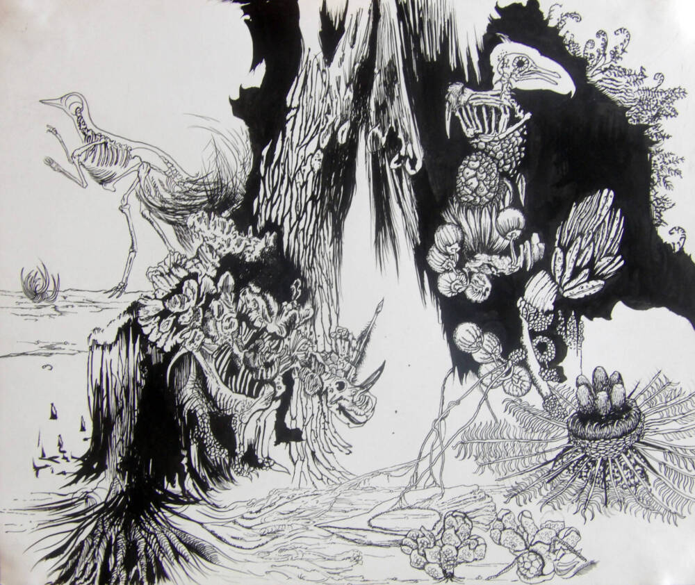 Liturgy Beneath a Flayed Aviary by Gregory Dalton