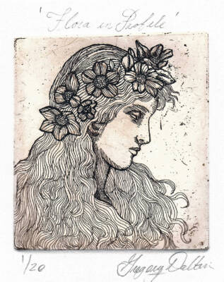 Flora in profile by Gregory Dalton