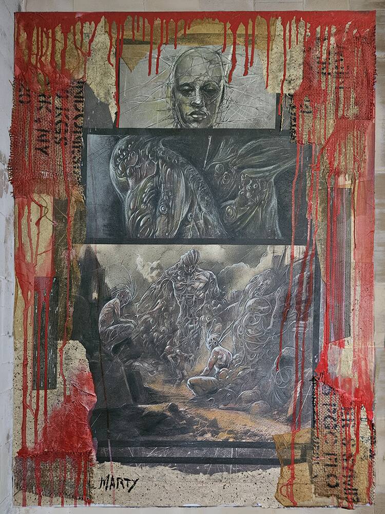 We were still human. by Marc Tremblay
